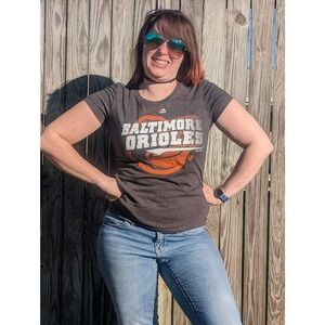 Majestic Orioles Ladies' M Black Tee